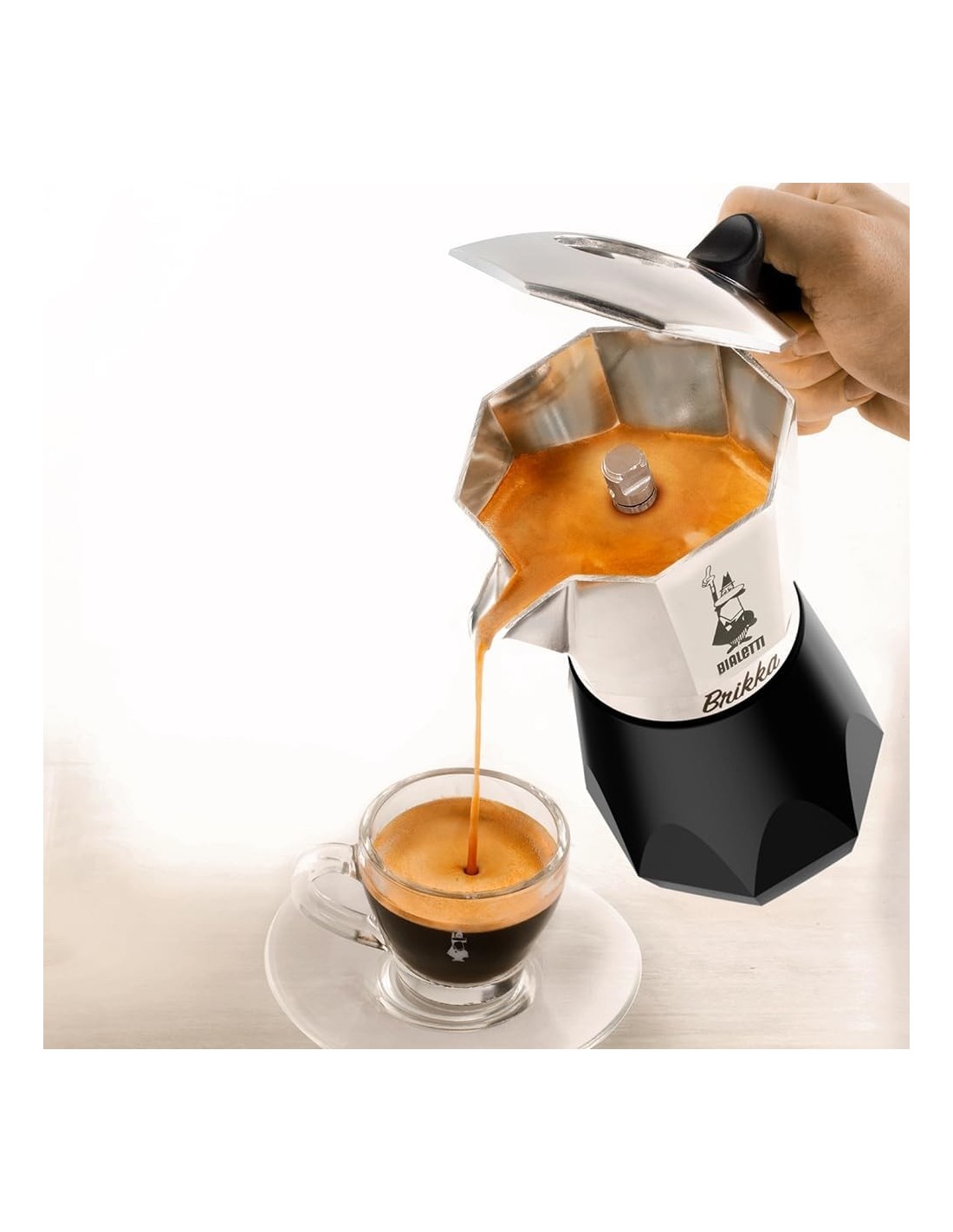 Bialetti New Brikka 2023 - Caffettiera 2 Tazze Espresso Cremoso | shopincasa.it