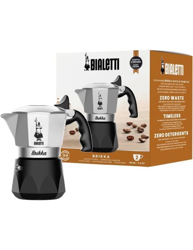 Bialetti New Brikka 2023 - Caffettiera 2 Tazze Espresso Cremoso | shopincasa.it