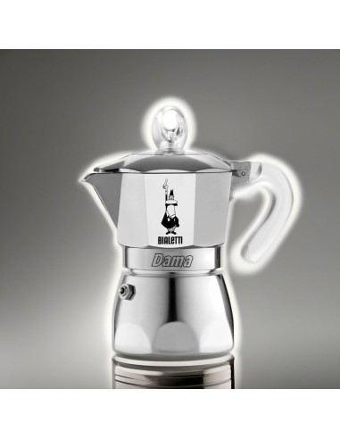 Bialetti Dama Pure Ice 1 Tazza - Caffettiera in Acciaio Inox | shopincasa.it