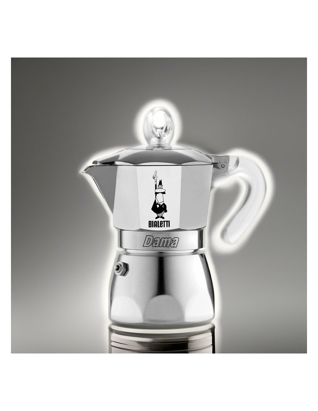 Bialetti Dama Pure Ice 1 Tazza - Caffettiera in Acciaio Inox | shopincasa.it
