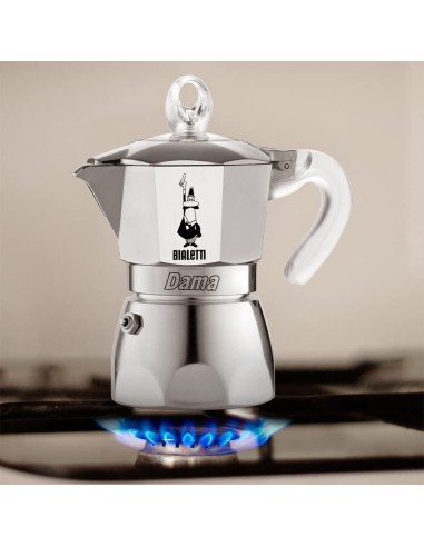 Bialetti Dama Pure Ice 1 Tazza - Caffettiera in Acciaio Inox | shopincasa.it