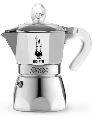Bialetti Dama Pure Ice 1 Tazza - Caffettiera in Acciaio Inox | shopincasa.it