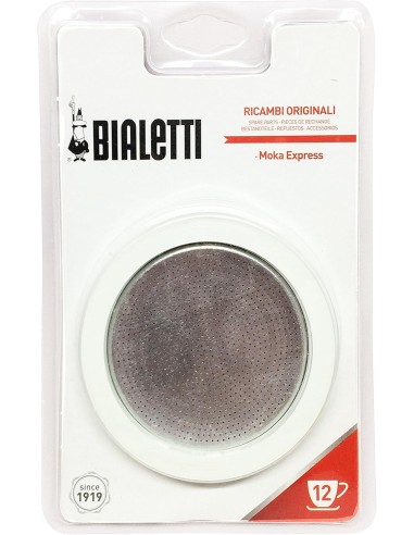 Bialetti 0800006 - Set 3 Guarnizioni + Filtro per Caffettiera 12 Tazze | shopincasa.it