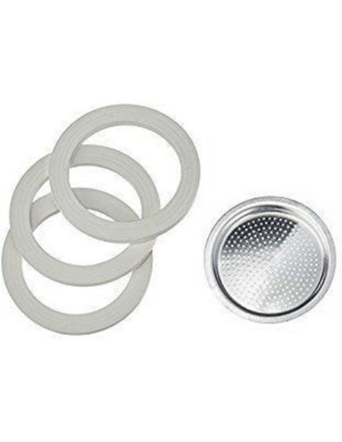 Set 3 Guarnizioni + Piastrina per Caffettiera 3/4 Tazze | shopincasa.it