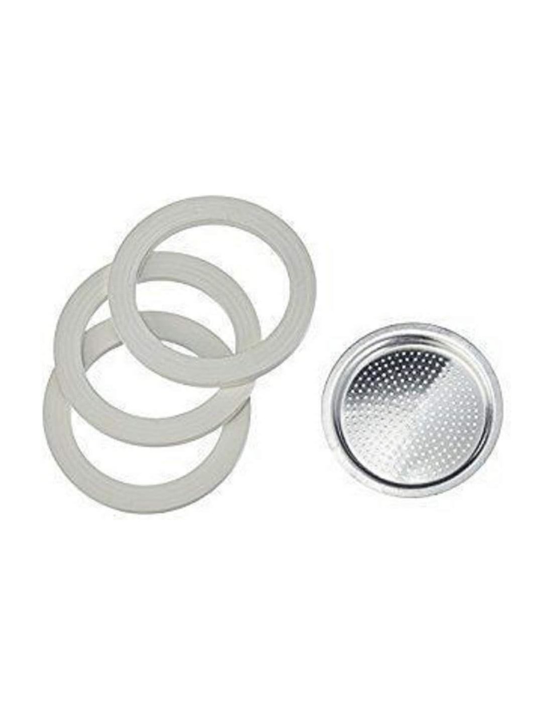 Set 3 Guarnizioni + Piastrina per Caffettiera 3/4 Tazze | shopincasa.it