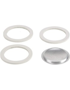 Bialetti Set Guarnizioni + Piastrina per Moka 4 Tazze | shopincasa.it
