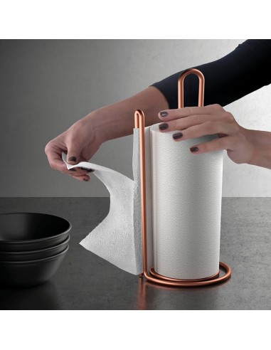 Metaltex My Roll Copper Portarotolo Verticale Carta Cucina | shopincasa.it