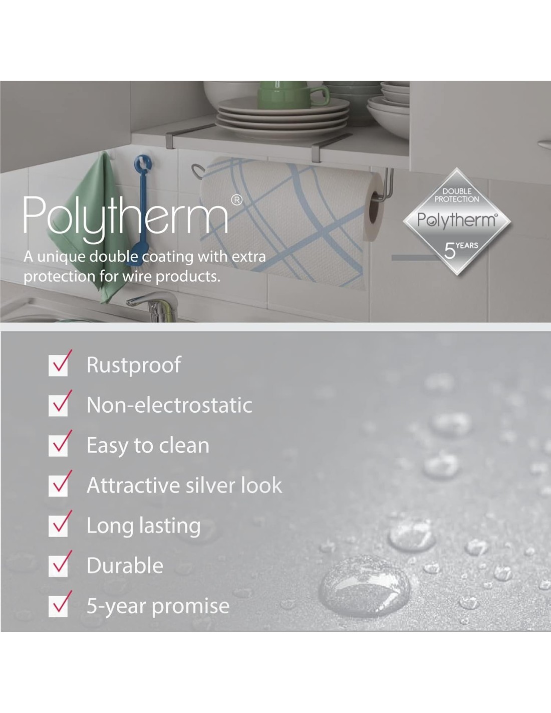 Metaltex Easy-Roll Portarotolo Carta Cucina | shopincasa.it