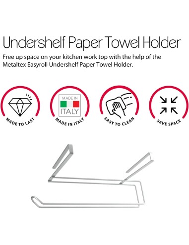 Metaltex Easy-Roll Portarotolo Carta Cucina | shopincasa.it