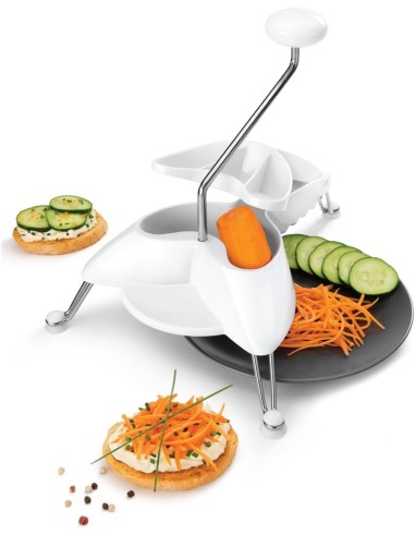 Metaltex Grattugia Julienne in Alluminio Grigio 165175 | shopincasa.it