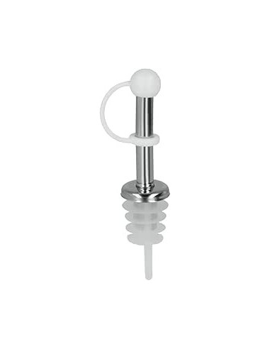 H&H Set 2 Tappi Dosatori Metaltex Trasparente/Argento | shopincasa.it