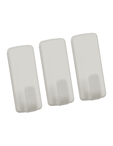 pullCLEAN Set 3 Ganci Adesivi Rimovibili Plastica | shopincasa.it