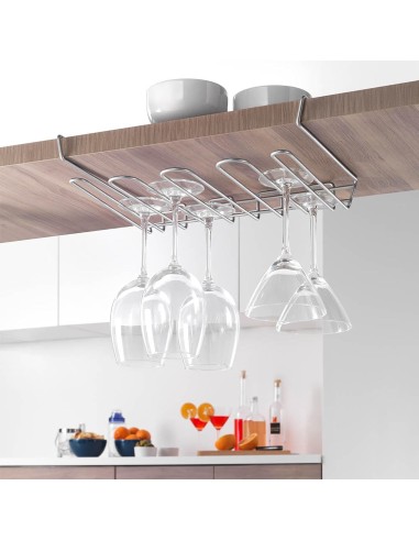 Metaltex My Crystal Sottoripiano Porta Calici | shopincasa.it