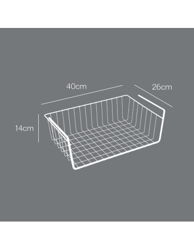 Metaltex Kanguro40 Copper Cestello Sottoripiano 40 cm | shopincasa.it