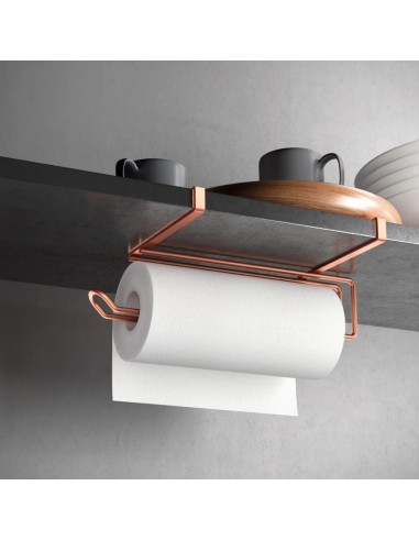 Metaltex Easy-Roll Copper Porta Rotolo Carta da Cucina | shopincasa.it