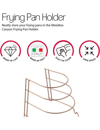 Metaltex Canyon Copper Porta Tegami 4 Posti | shopincasa.it