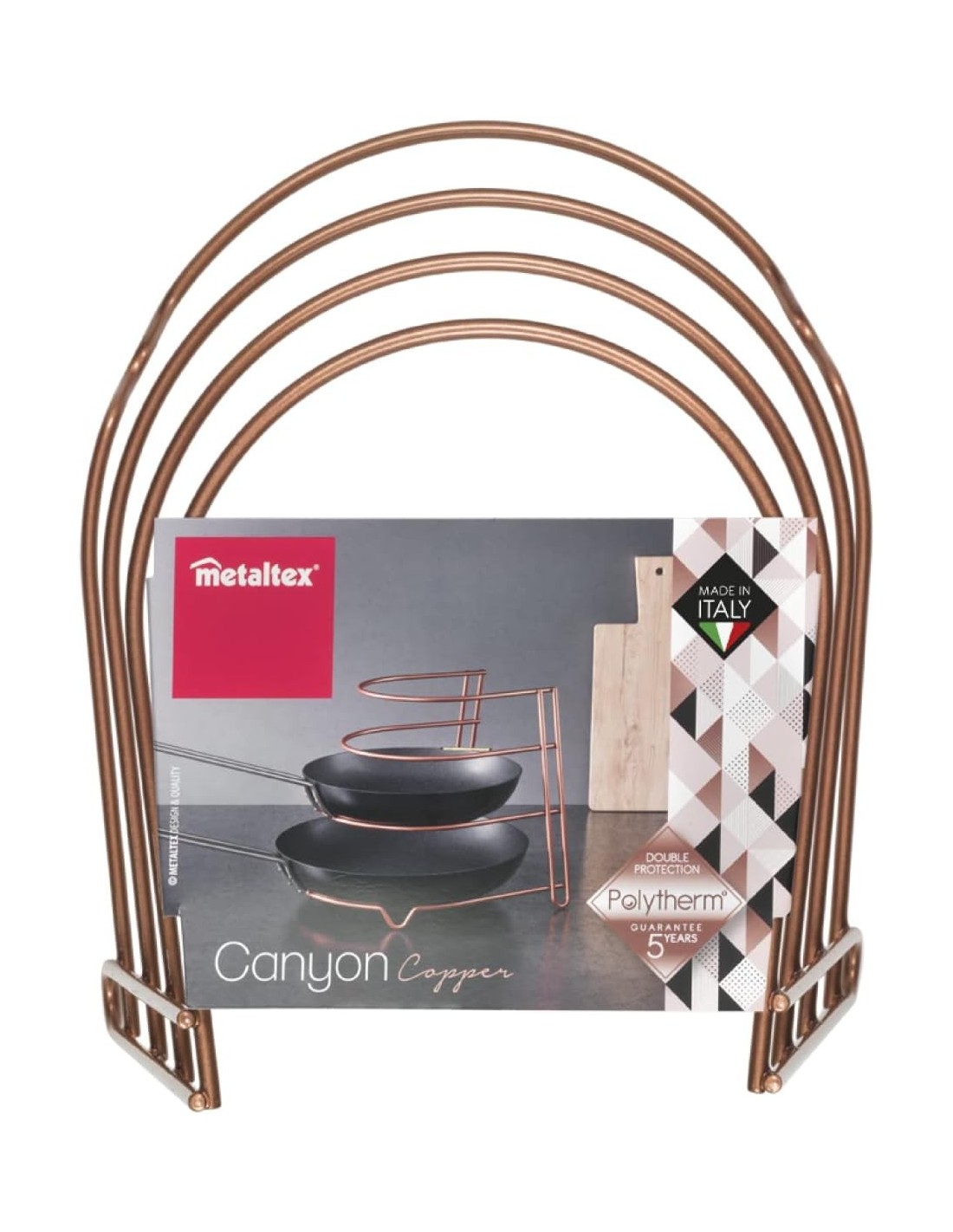 Metaltex Canyon Copper Porta Tegami 4 Posti | shopincasa.it