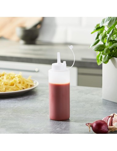 Shopincasa.it | Metaltex Bottiglia in Plastica per Salsa 375 ml, Bianco