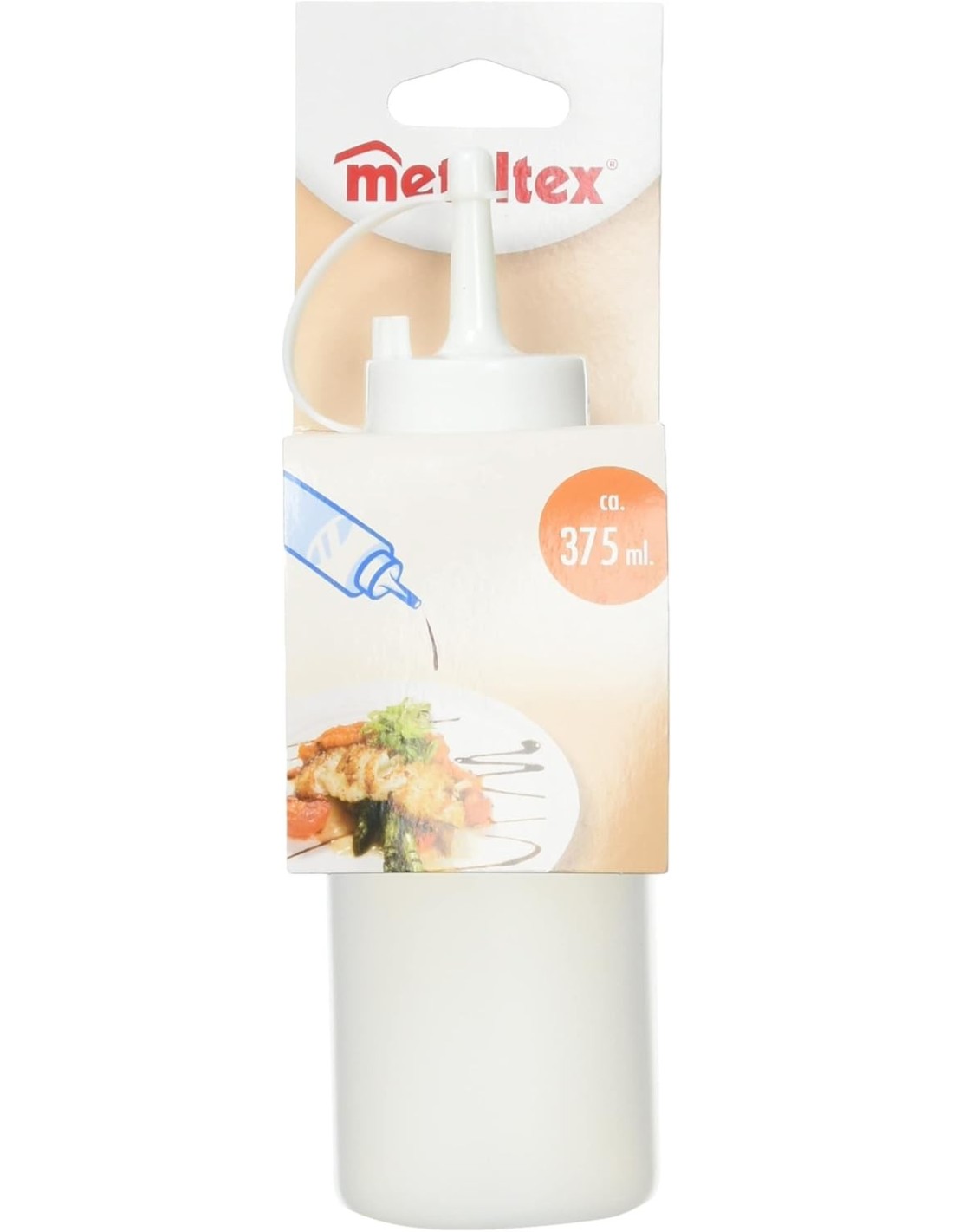 Shopincasa.it | Metaltex Bottiglia in Plastica per Salsa 375 ml, Bianco