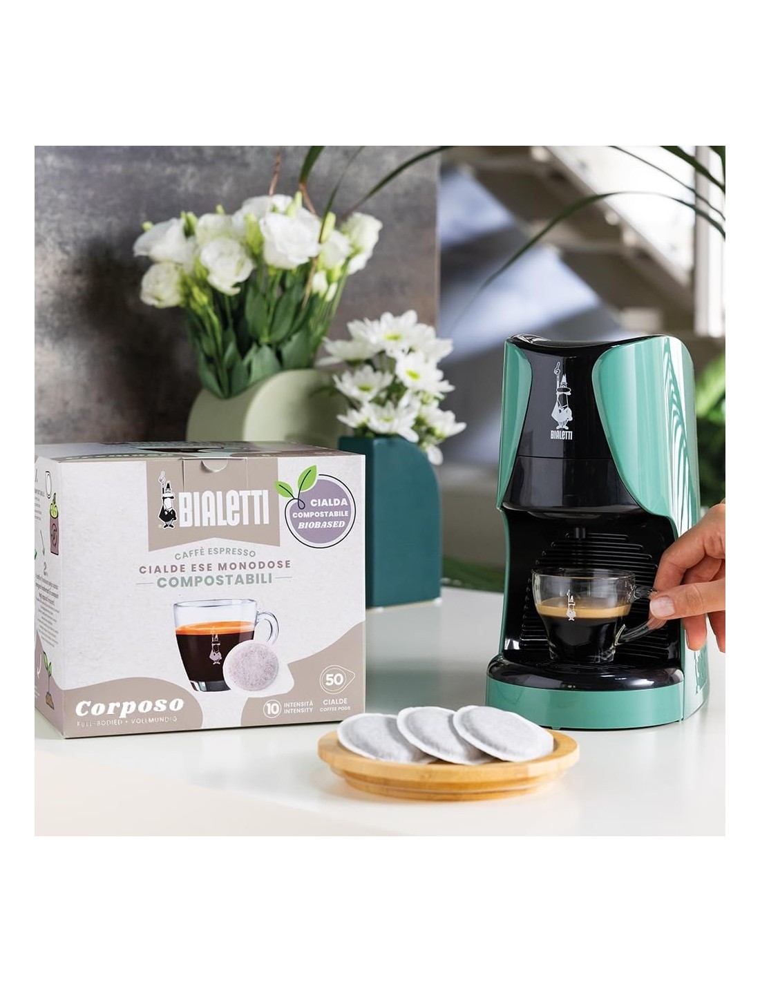 Shopincasa.it | Bialetti Cialde Monodose Corposo - 50 Pezzi