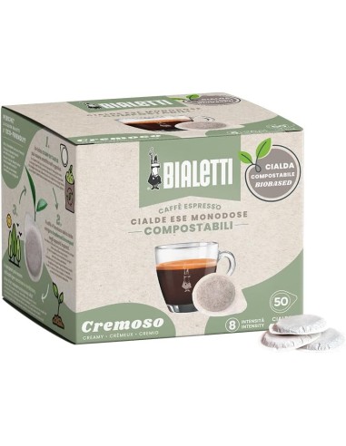 Shopincasa.it | Bialetti Cialde Monodose Cremoso - 50 Pezzi