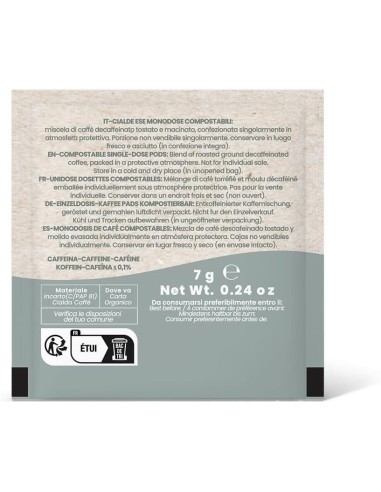 Shopincasa.it | Bialetti Cialde Monodose Decaffeinato - 50 Pezzi