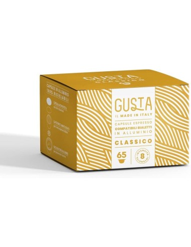 Shopincasa.it | Gusta Capsule Compatibili Bialetti Gusto Classico – 65 Pezzi