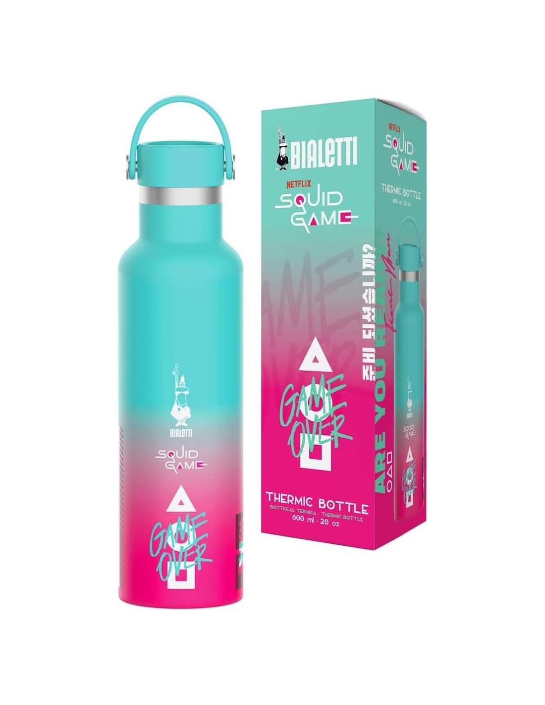 Shopincasa.it | Bialetti Bottiglia Termica Squid Game 600ml