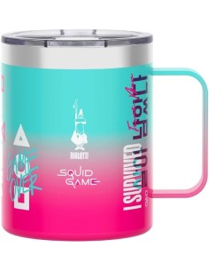 THERMOS E PORTAVIVANDE: vendita online Bialetti Camp Mug Squid Game – 420ml, Acciaio Inox Double Wall in offerta 2
