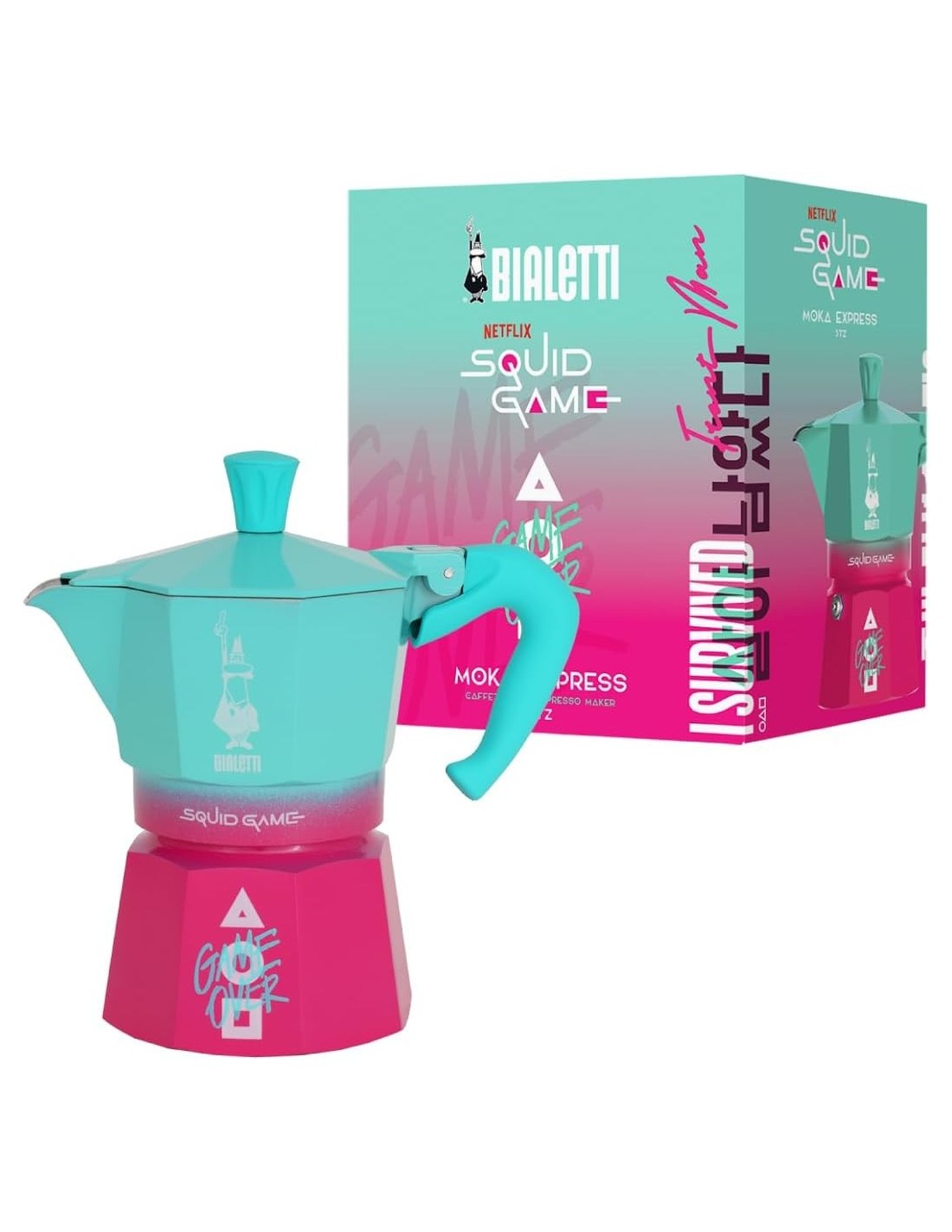 Shopincasa.it | Bialetti Moka Express Squid Game 6 Tazze