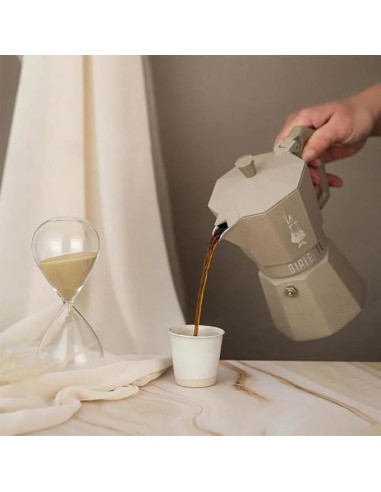 Shopincasa.it | Bialetti Moka Exclusive Octagonal Induction 3 Tazze Desert Sand