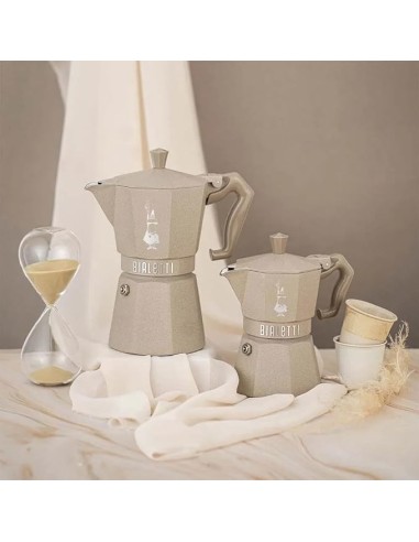 Shopincasa.it | Bialetti Moka Exclusive Octagonal Induction 3 Tazze Desert Sand