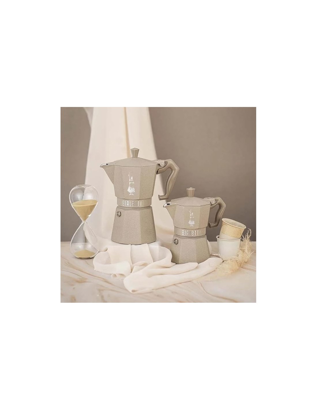Shopincasa.it | Bialetti Moka Exclusive Octagonal Induction 3 Tazze Desert Sand