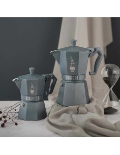 Shopincasa.it | Bialetti Moka Exclusive Octagonal Induction 3 Tazze Silver Grey