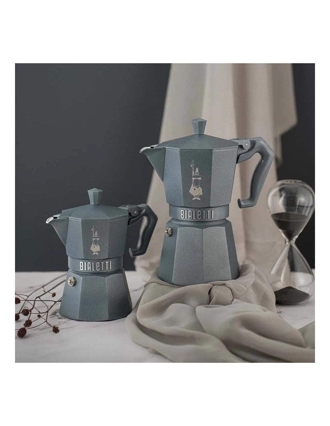 Shopincasa.it | Bialetti Moka Exclusive Octagonal Induction 3 Tazze Silver Grey