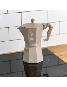 Shopincasa.it | Bialetti Moka Exclusive Octagonal Induction 6 Tazze Desert Sand