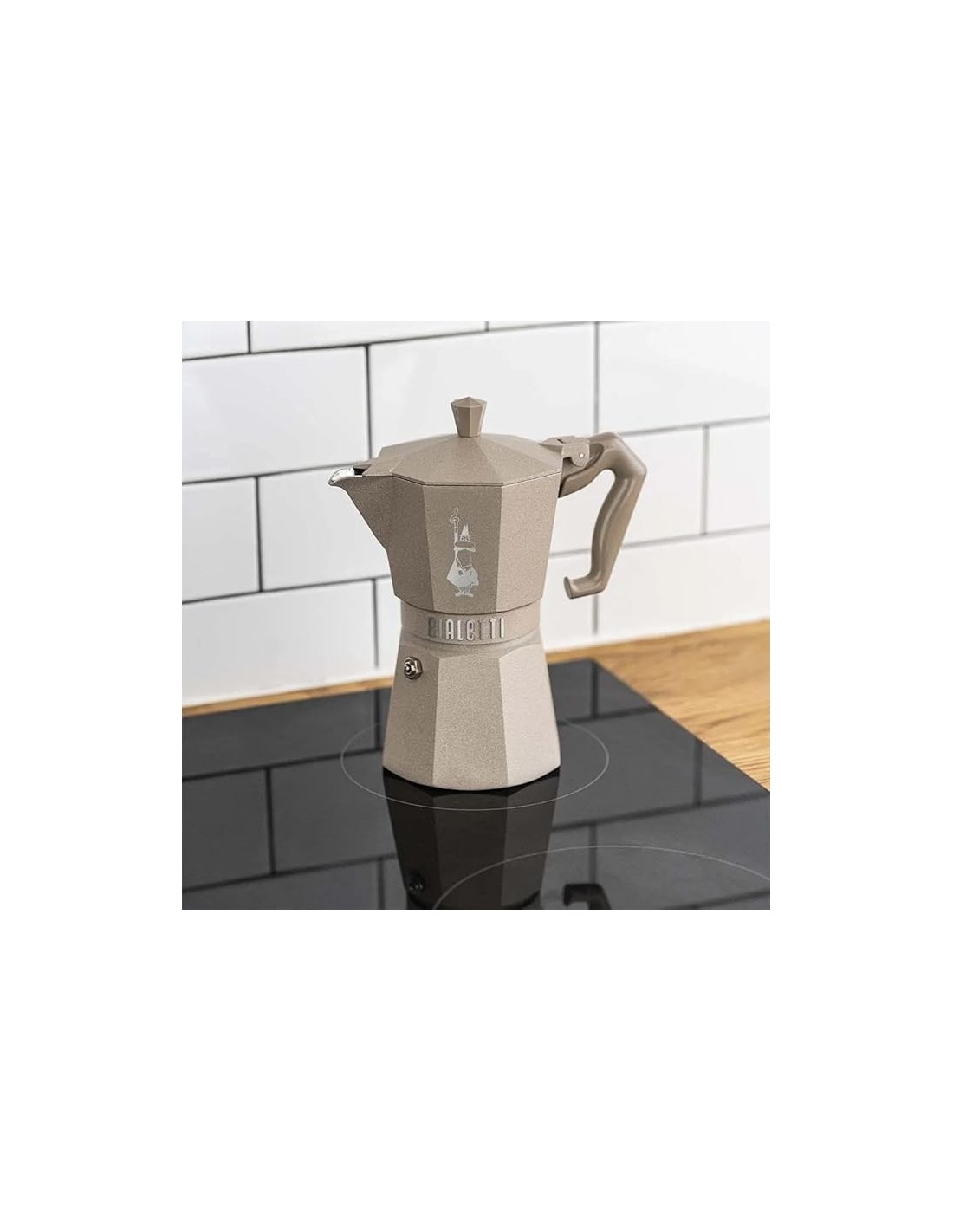 Shopincasa.it | Bialetti Moka Exclusive Octagonal Induction 6 Tazze Desert Sand