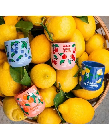 CAFFE': vendita online Bialetti Set 4 Bicchierini Frutta – Bicchierini da Caffè Multicolor in offerta