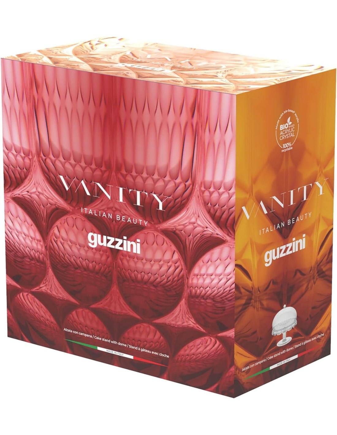 Guzzini Vanity Alzata con Campana Bio-based Trasparente – Shopincasa.it