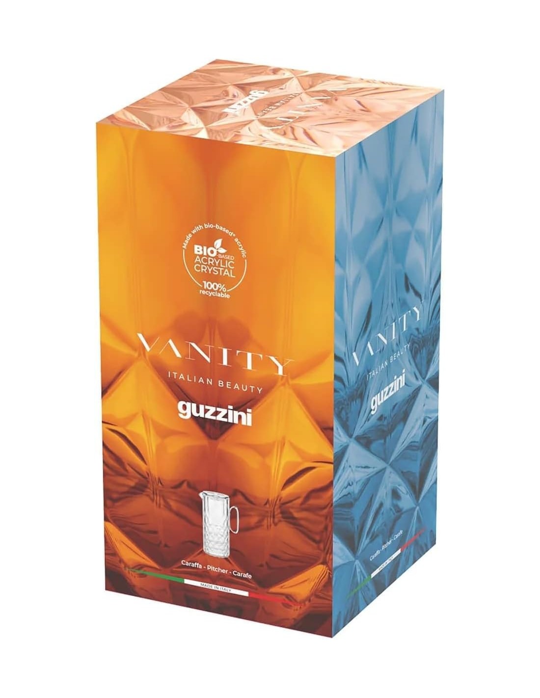 Guzzini Caraffa Vanity con Coperchio Bio Acrilico – Shopincasa.it
