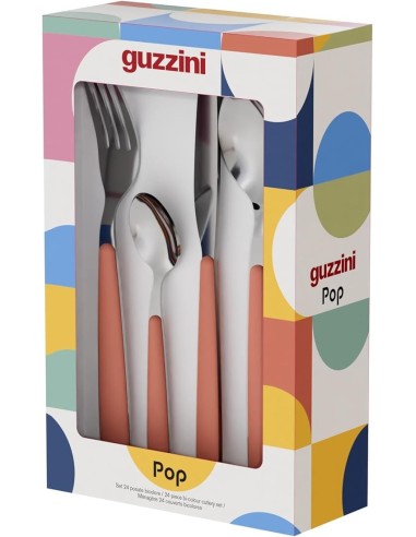 SET 24 POSATE WHITE POP su Shop in Casa