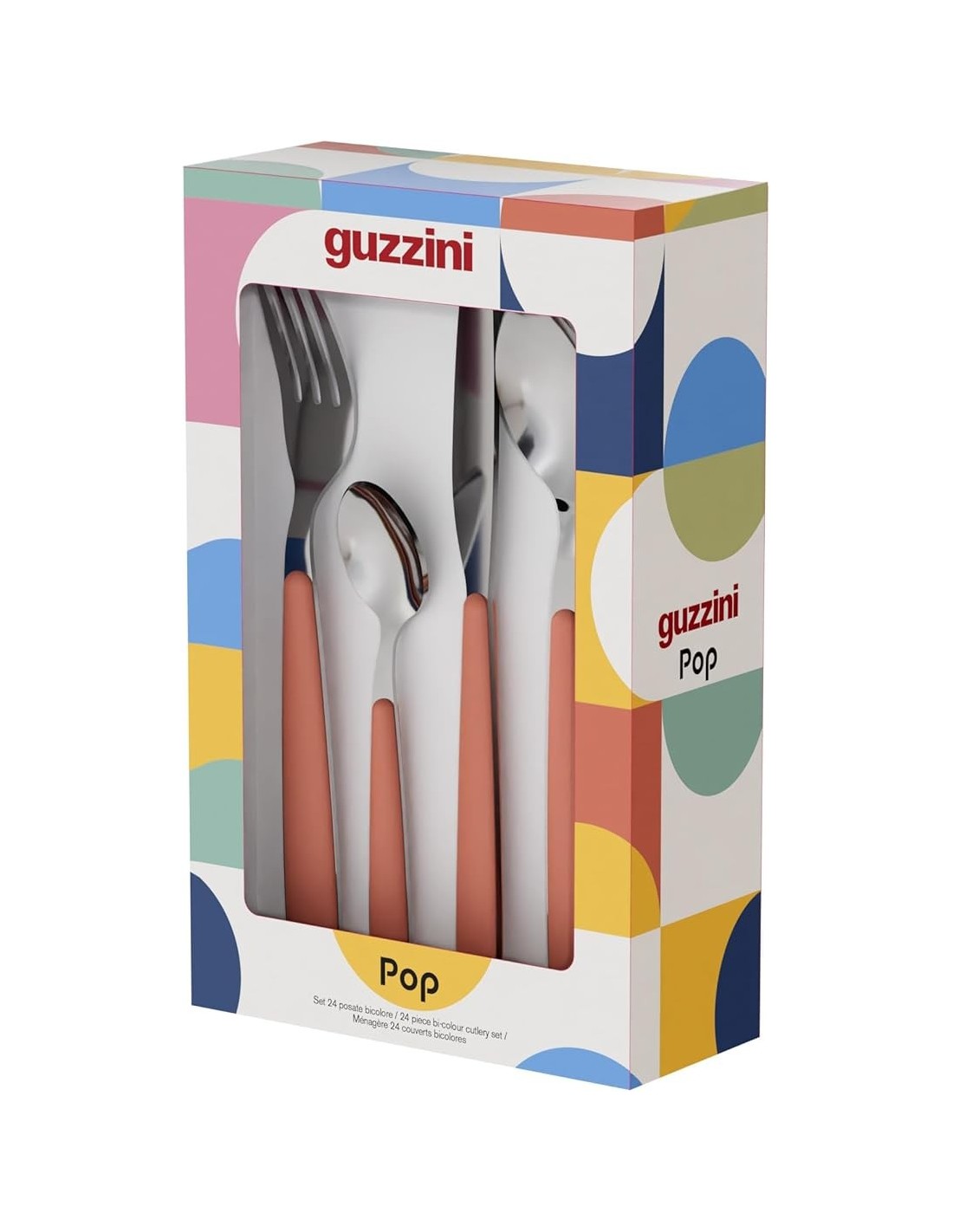 SET 24 POSATE WHITE POP su Shop in Casa