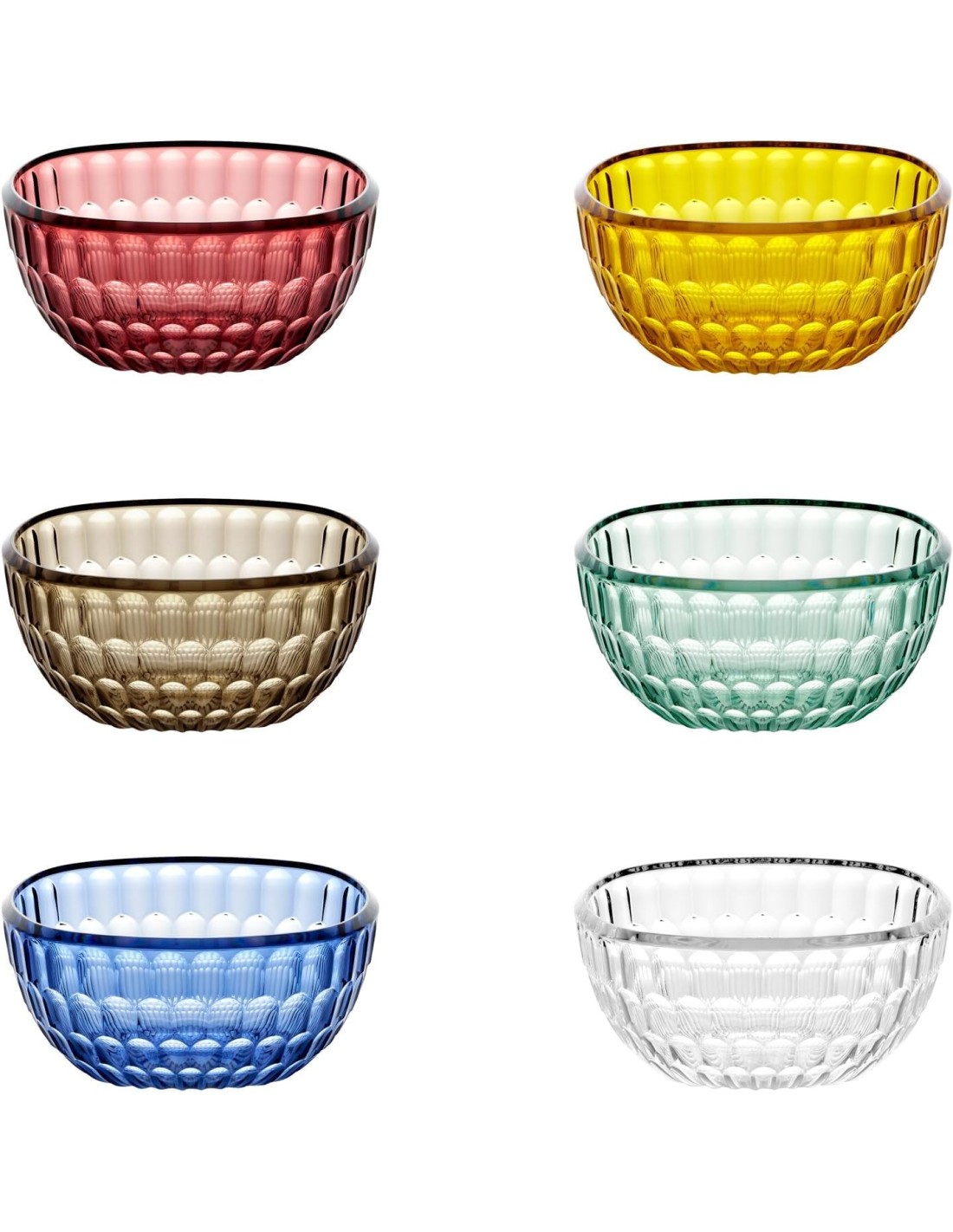 Set 6 Coppette Colorate Guzzini Vanity – Shopincasa.it