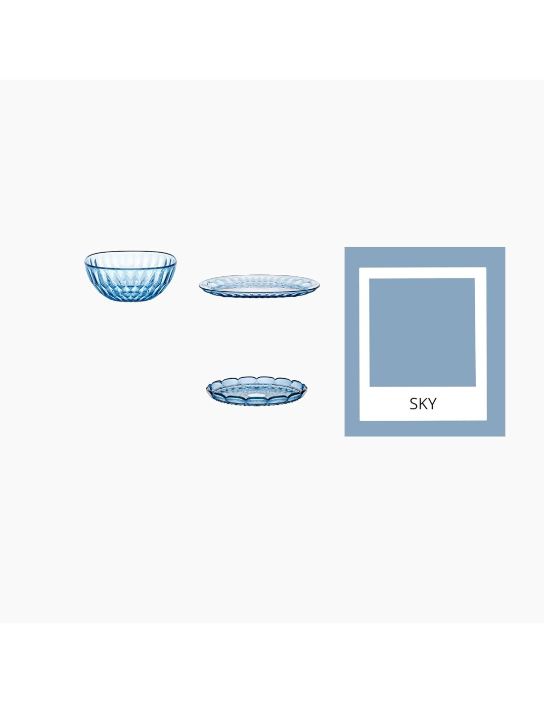 Guzzini Vanity Contenitore 21 cm Sky Blue | Shopincasa.it