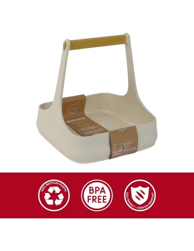 Guzzini Tierra All Together Organizzatore Tavola Bianco Latte | Shopincasa.it