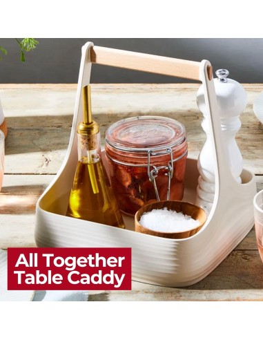 Guzzini Tierra All Together Organizzatore Tavola Bianco Latte | Shopincasa.it