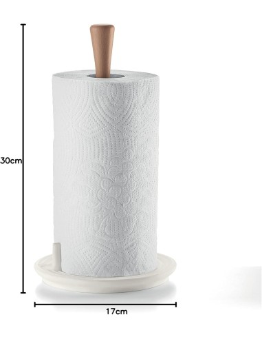 Guzzini Roll&Tear Portarotolo Bianco Latte | Shopincasa.it