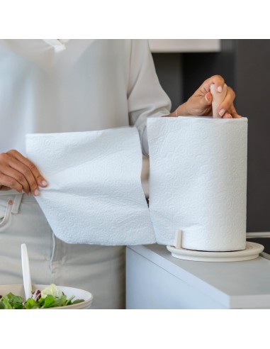 Guzzini Roll&Tear Portarotolo Bianco Latte | Shopincasa.it