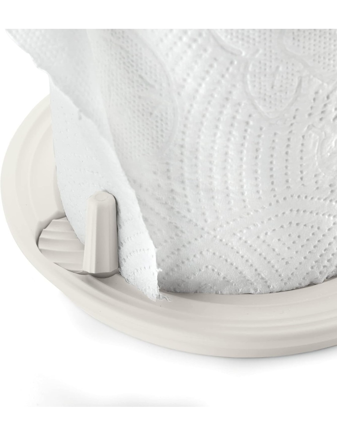Guzzini Roll&Tear Portarotolo Bianco Latte | Shopincasa.it