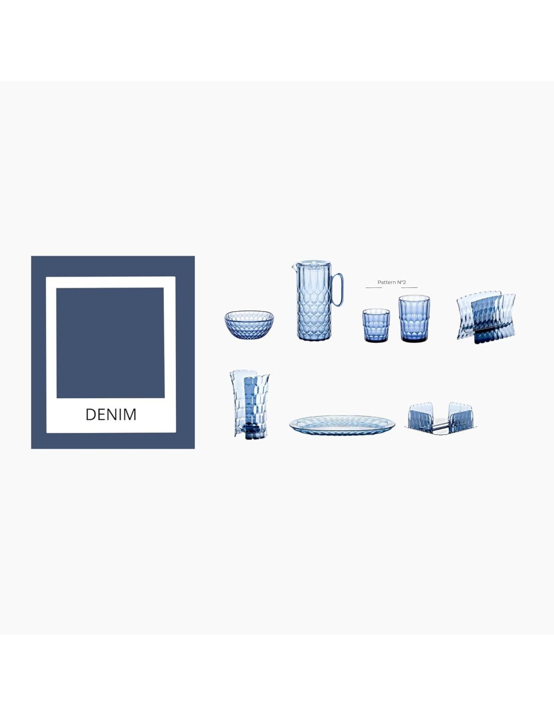 Guzzini Vanity Portatovaglioli Orizzontale Blu Denim | Shopincasa.it